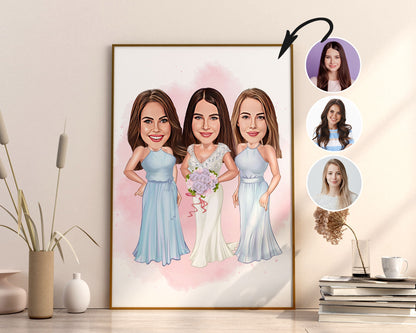 Personalised Family Caricature