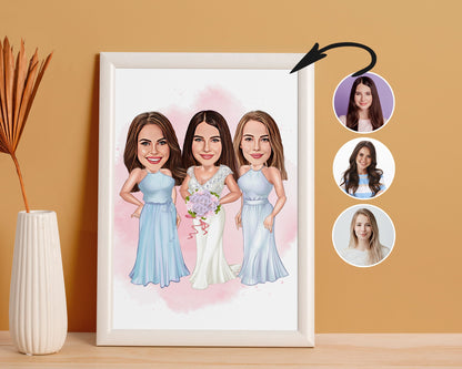 Personalised Family Caricature