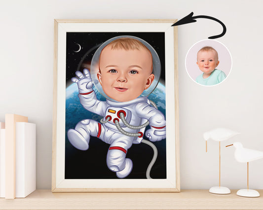Personalised Austronaut Caricature