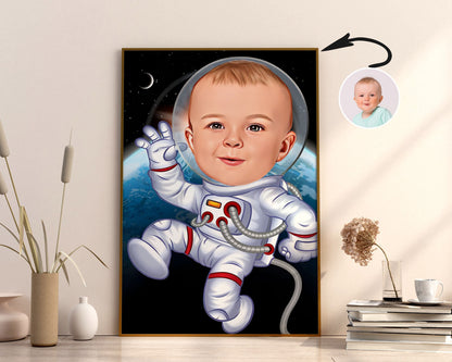 Personalised Austronaut Caricature