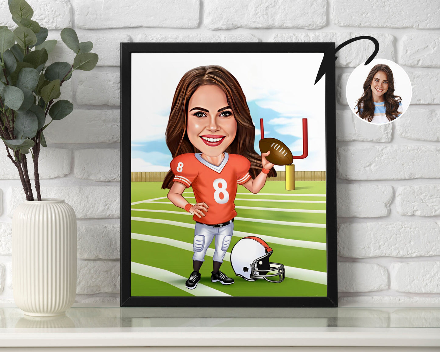 Personalised NFL Caricature