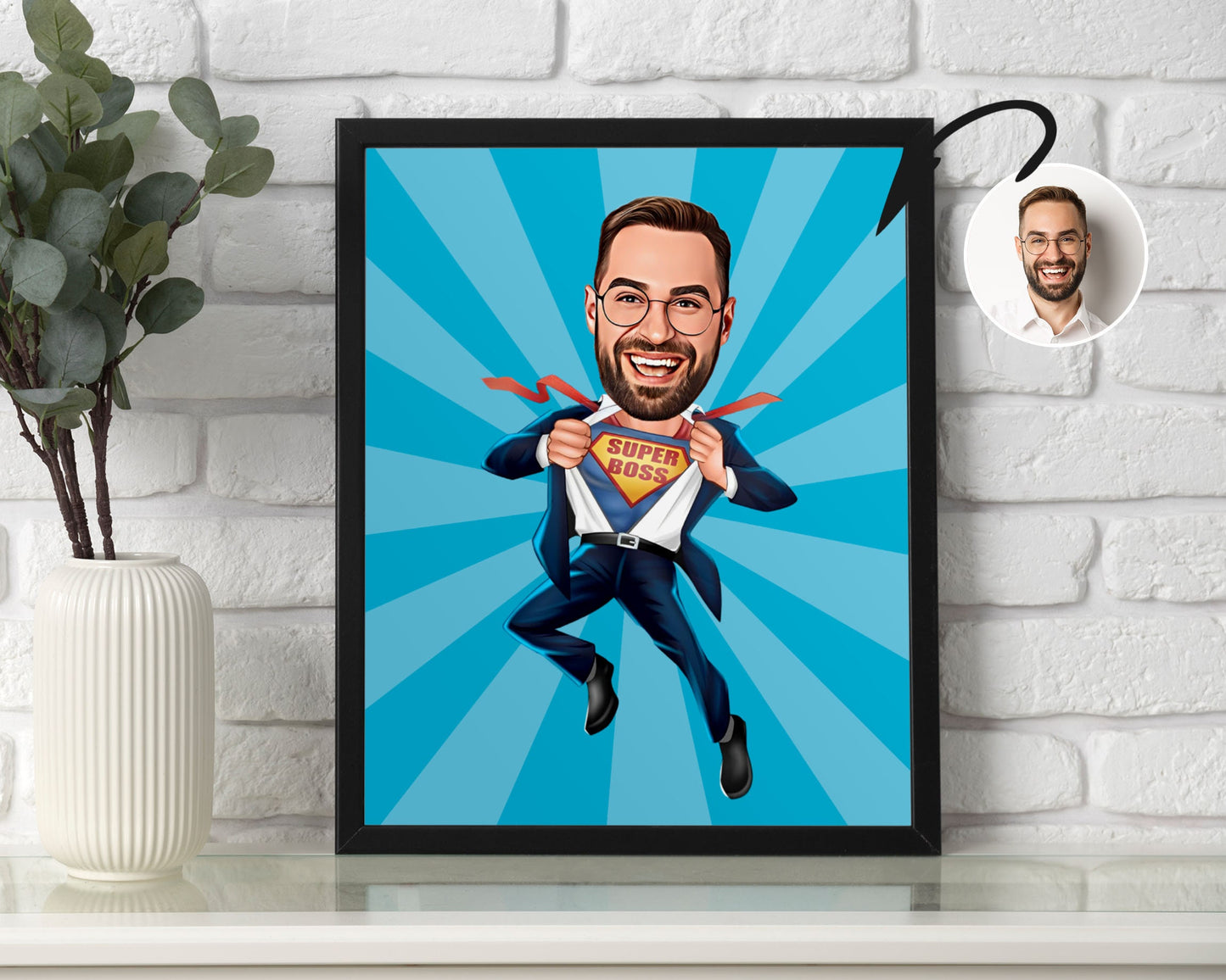Personalised Boss Caricature