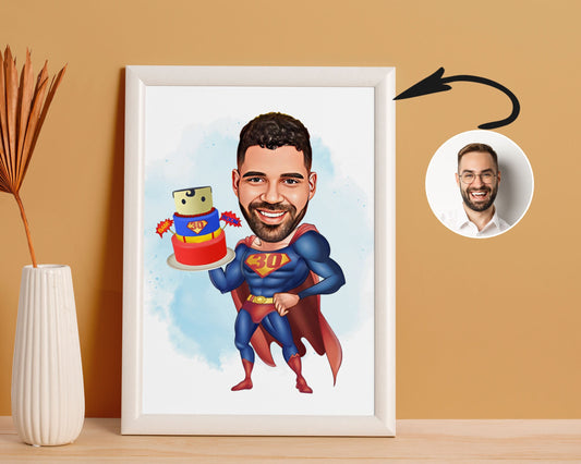 Personalised Super Hero Caricature