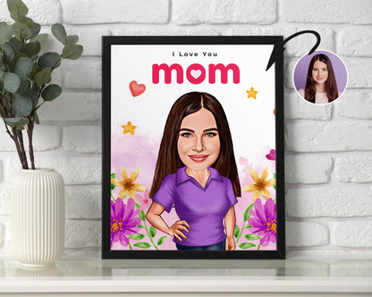 Personalised Mother's Day Caricature