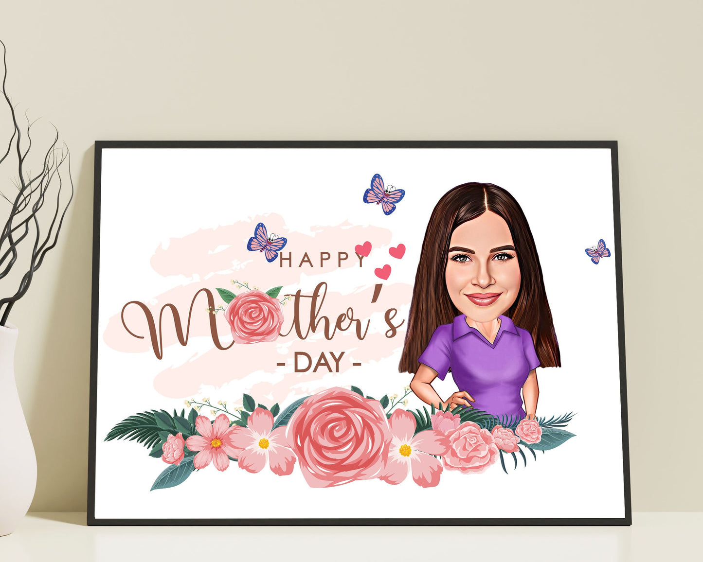 Personalised Mother's Day Caricature