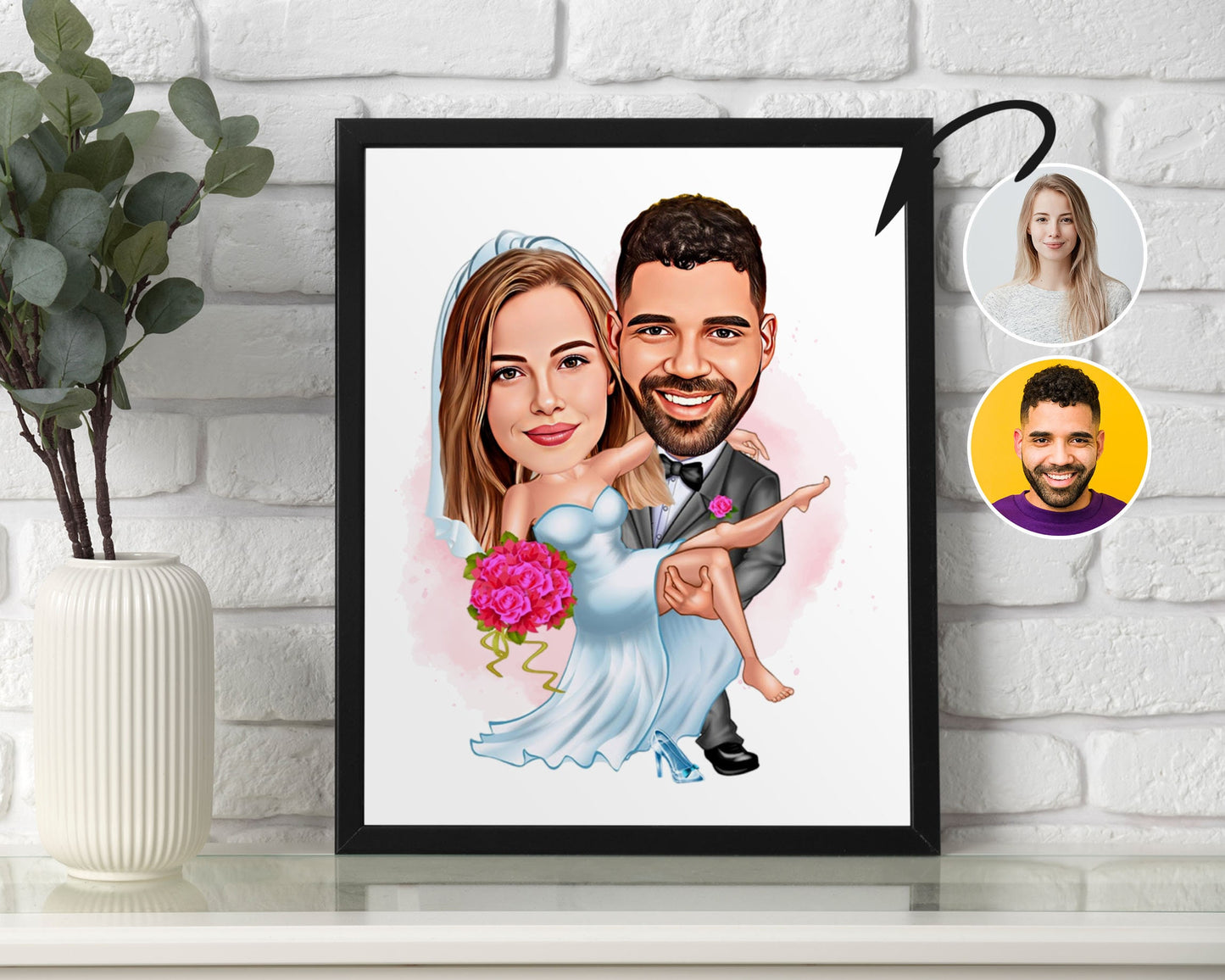 Personalised Wedding Caricature
