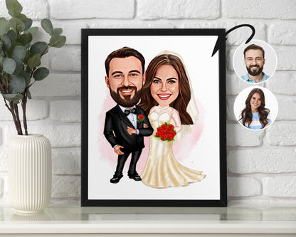 Personalised Wedding Caricature
