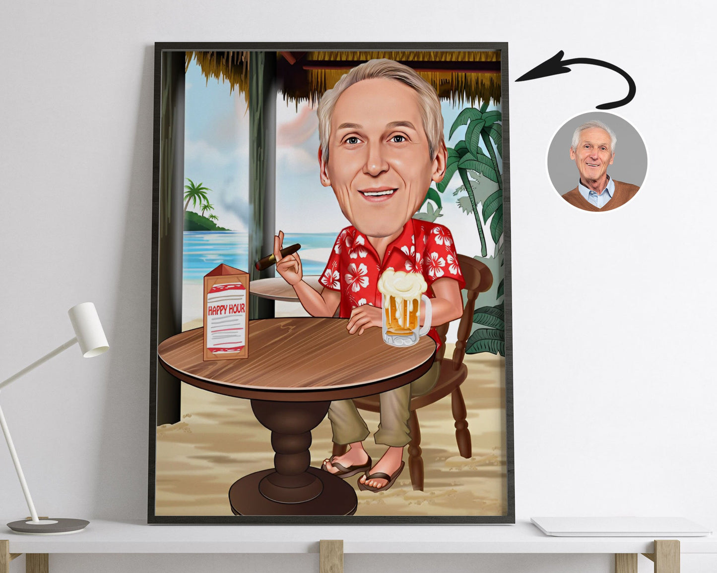 Personalised Holiday Caricature