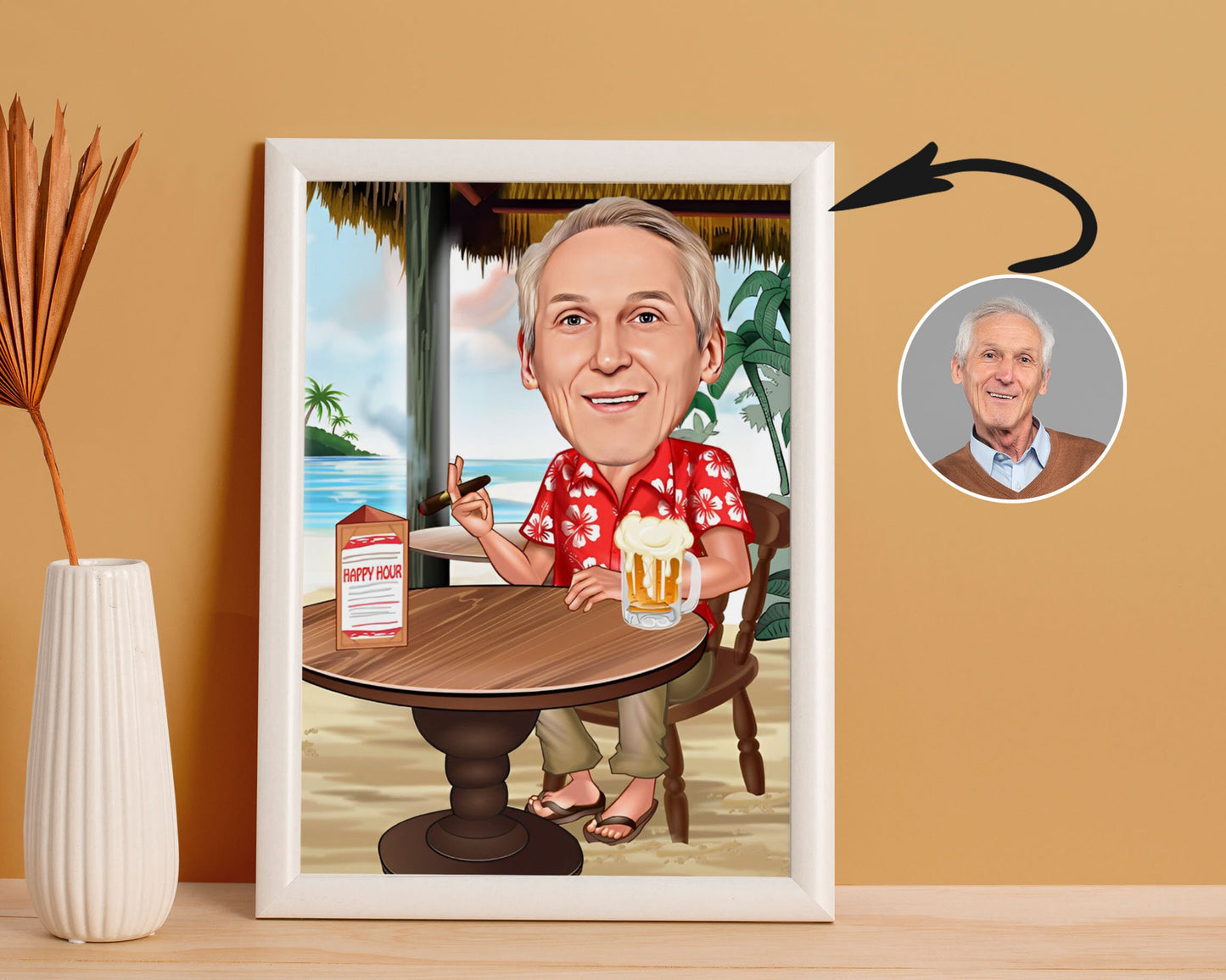 Personalised Holiday Caricature