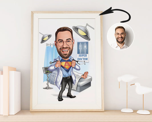 Personalised Doctor Caricature