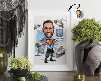 Personalised Doctor Caricature