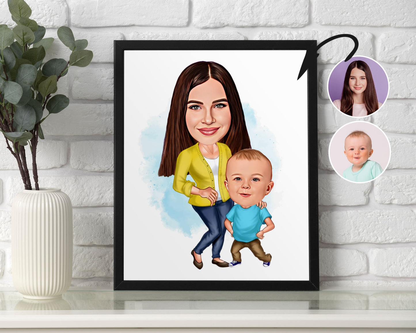 Personalised Family Caricature
