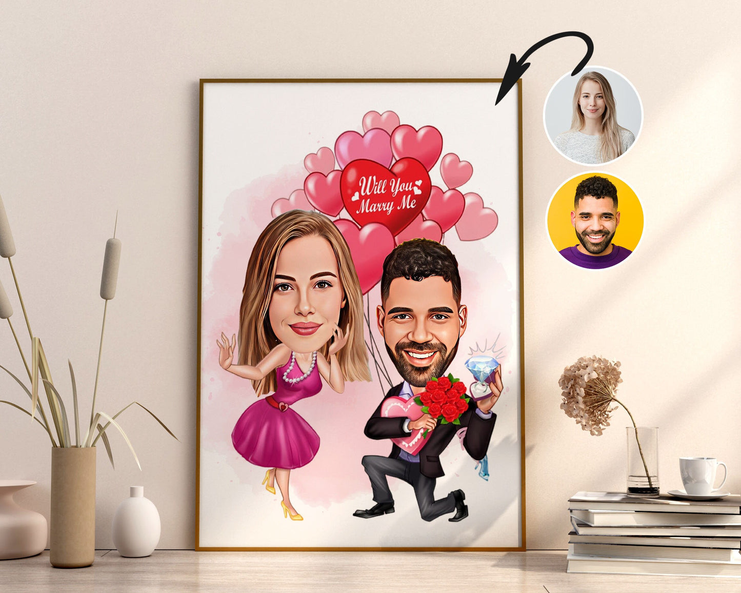 Personalised Engagement Caricature