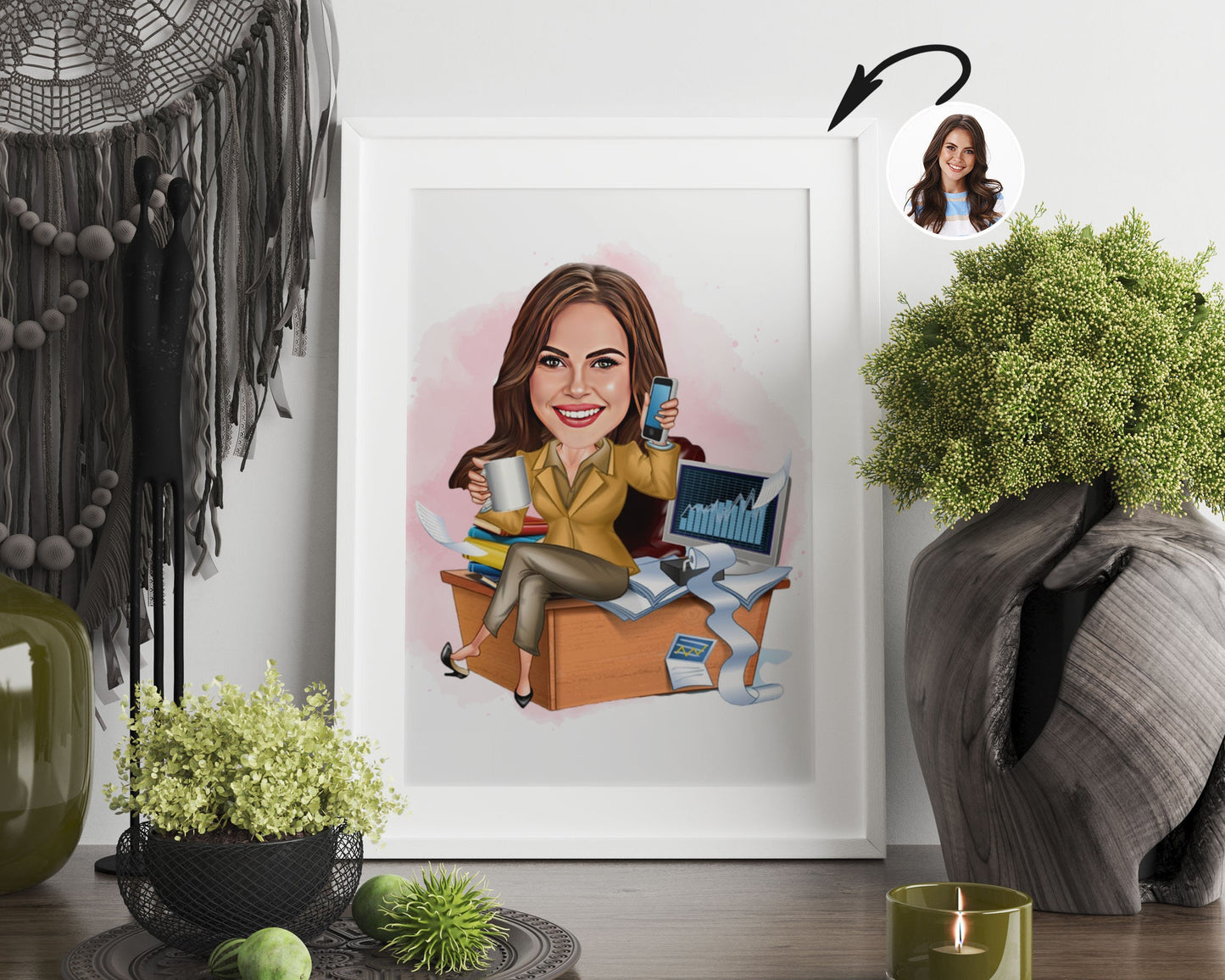 Personalised Administrator Caricature