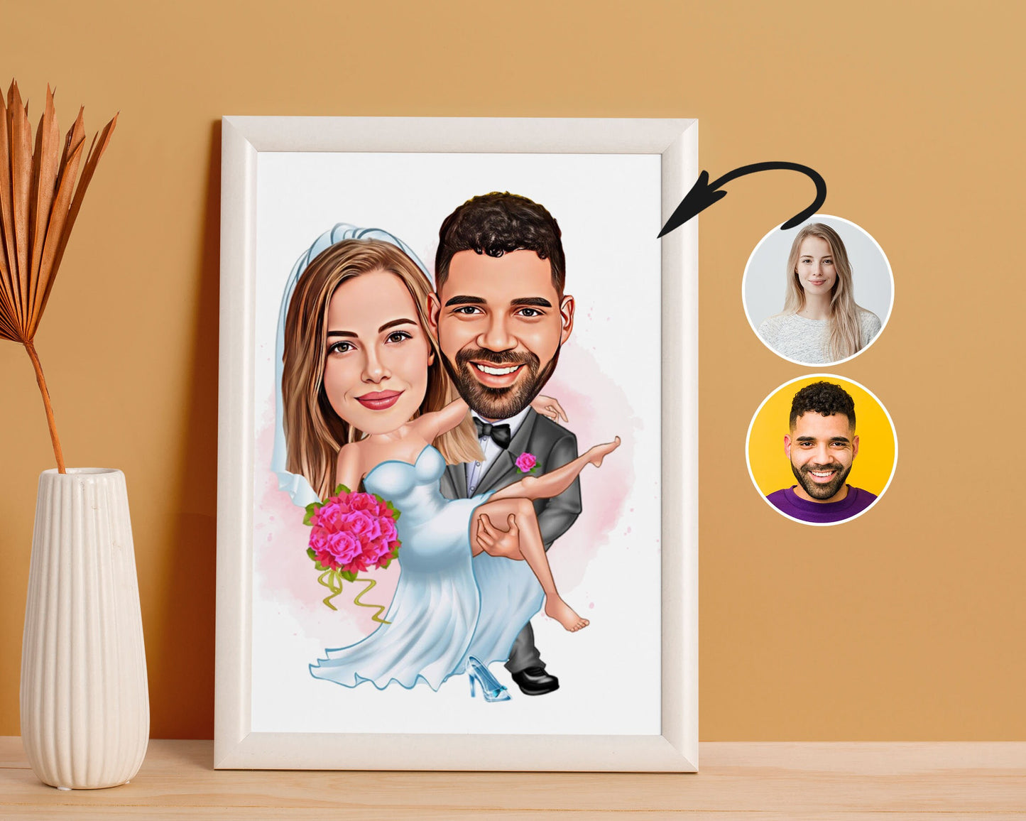 Personalised Wedding Caricature