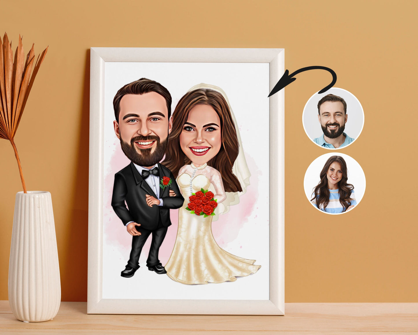 Personalised Wedding Caricature
