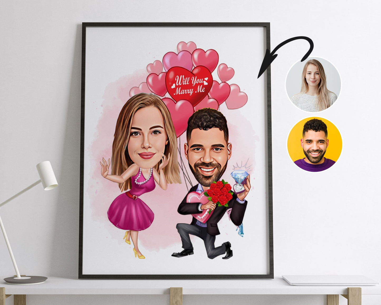 Personalised Engagement Caricature