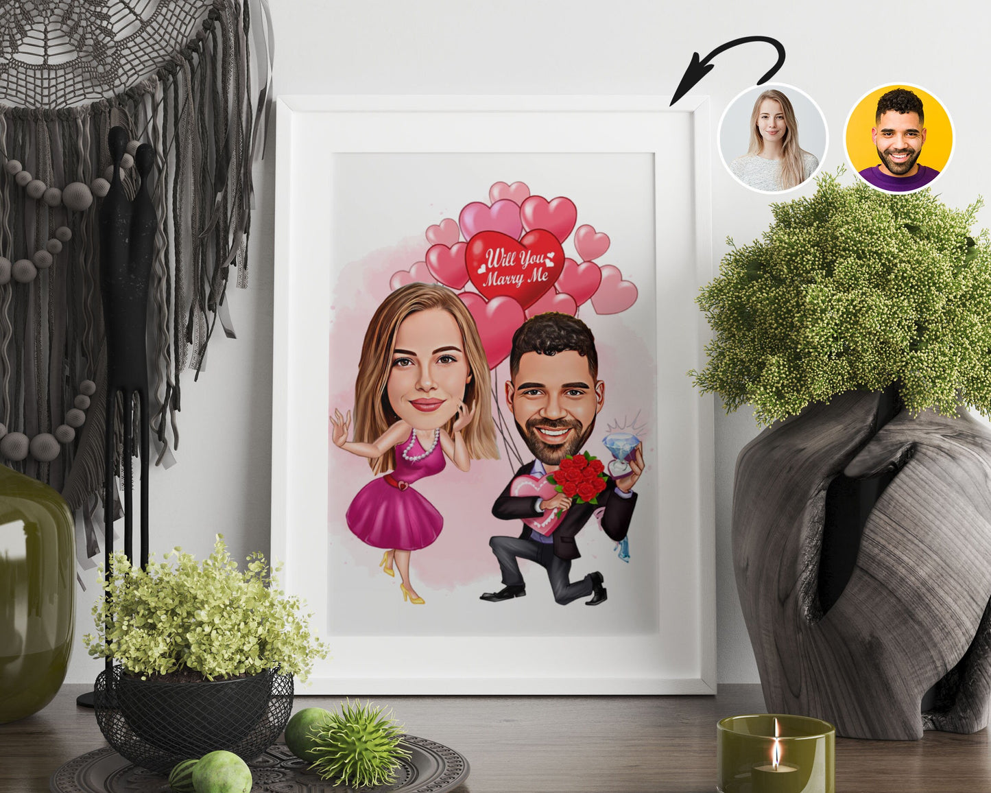 Personalised Engagement Caricature