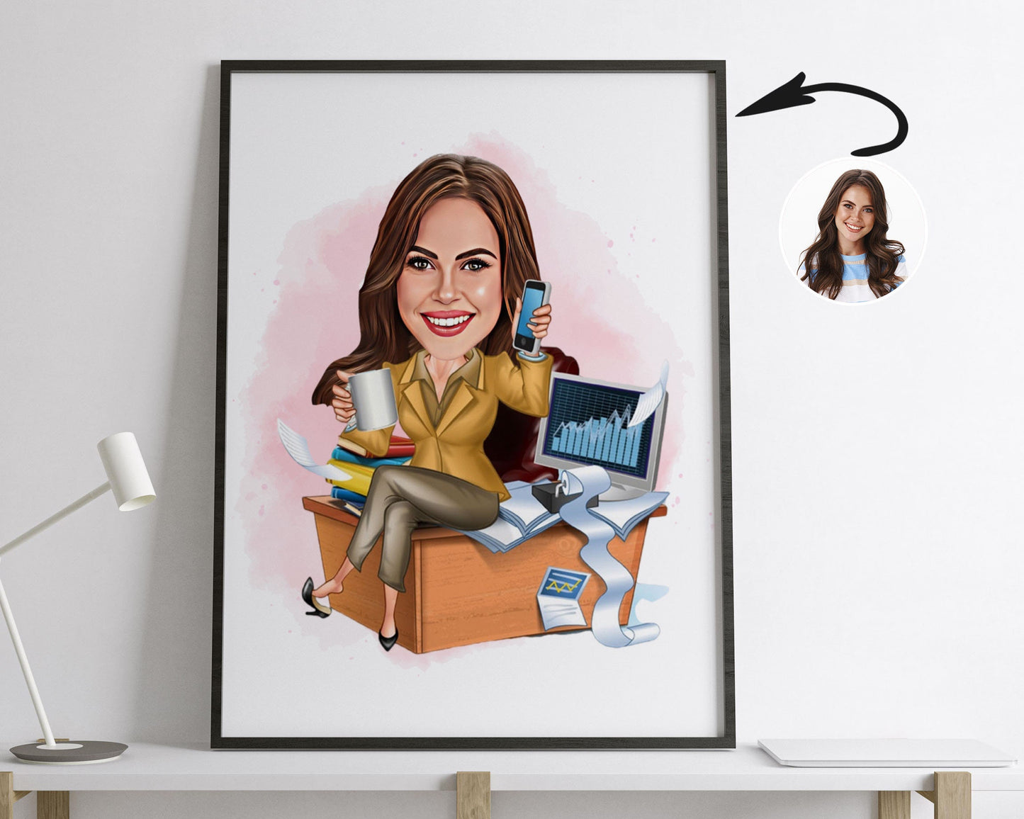 Personalised Administrator Caricature
