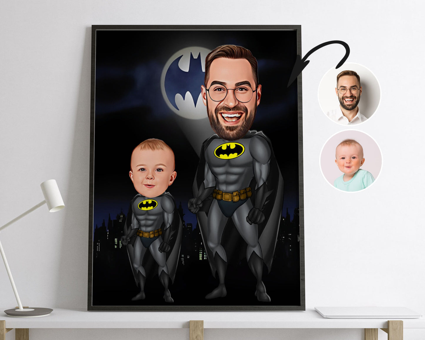 Personalised Batman Caricature