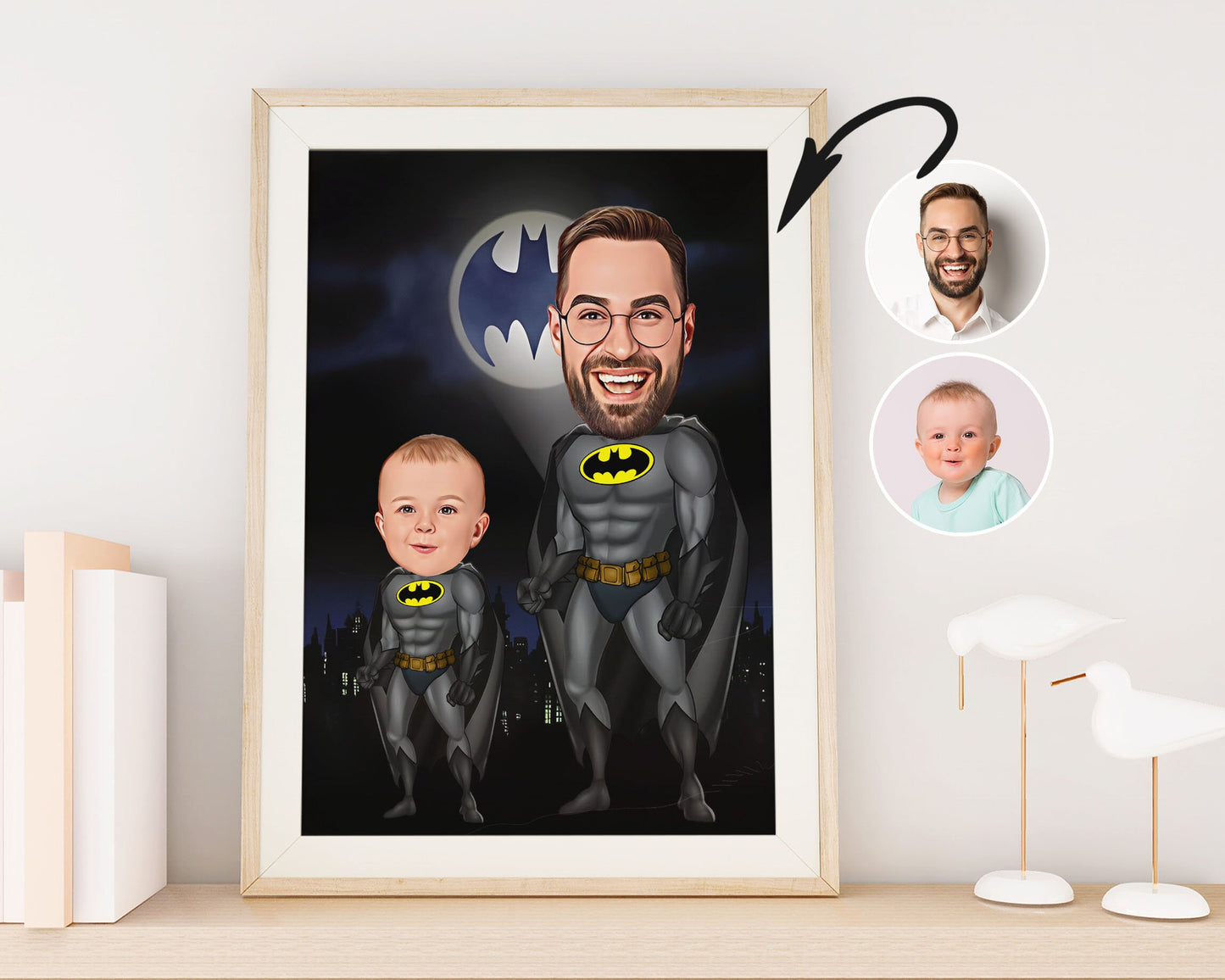 Personalised Batman Caricature