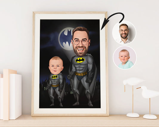 Personalised Batman Caricature