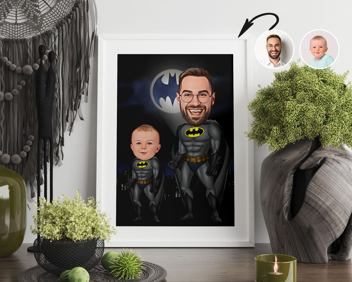 Personalised Batman Caricature