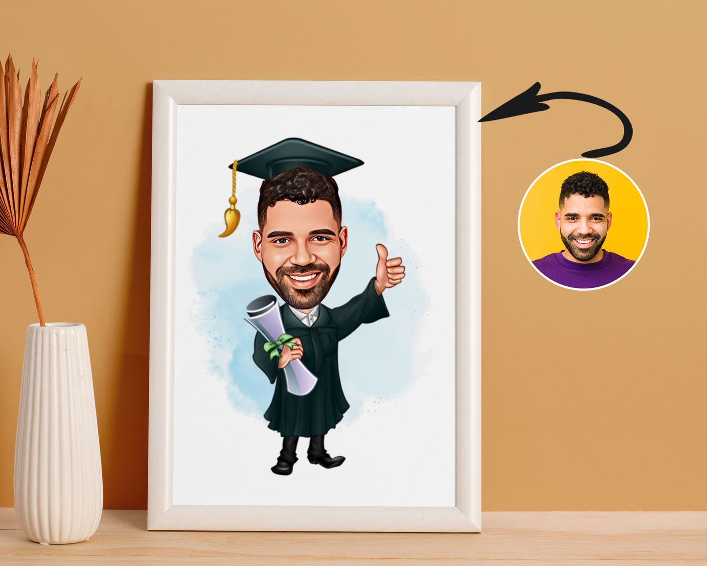 Personalised Graduation Caricature