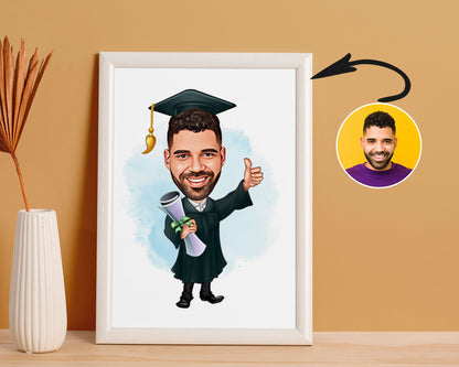 Personalised Graduation Caricature