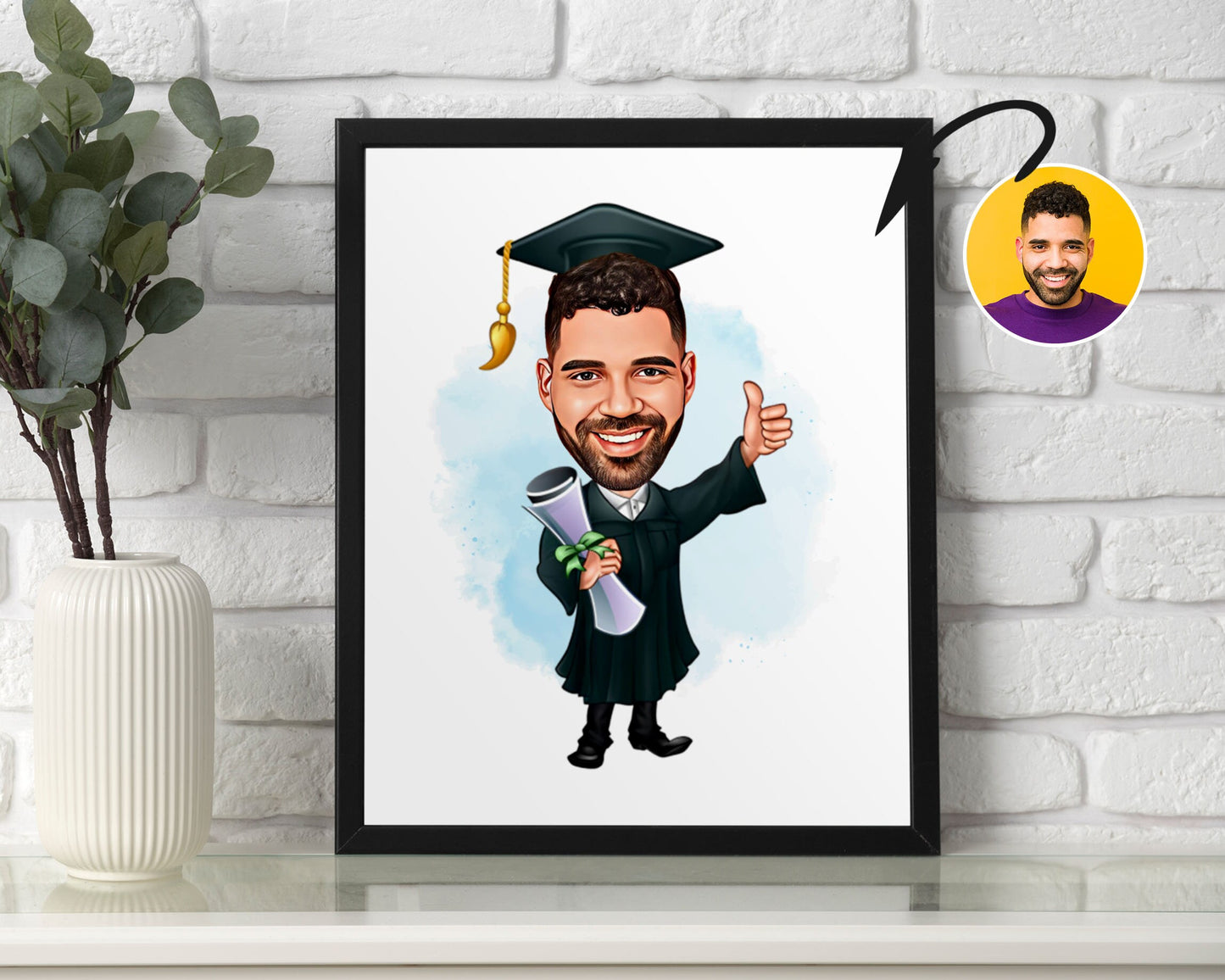 Personalised Graduation Caricature