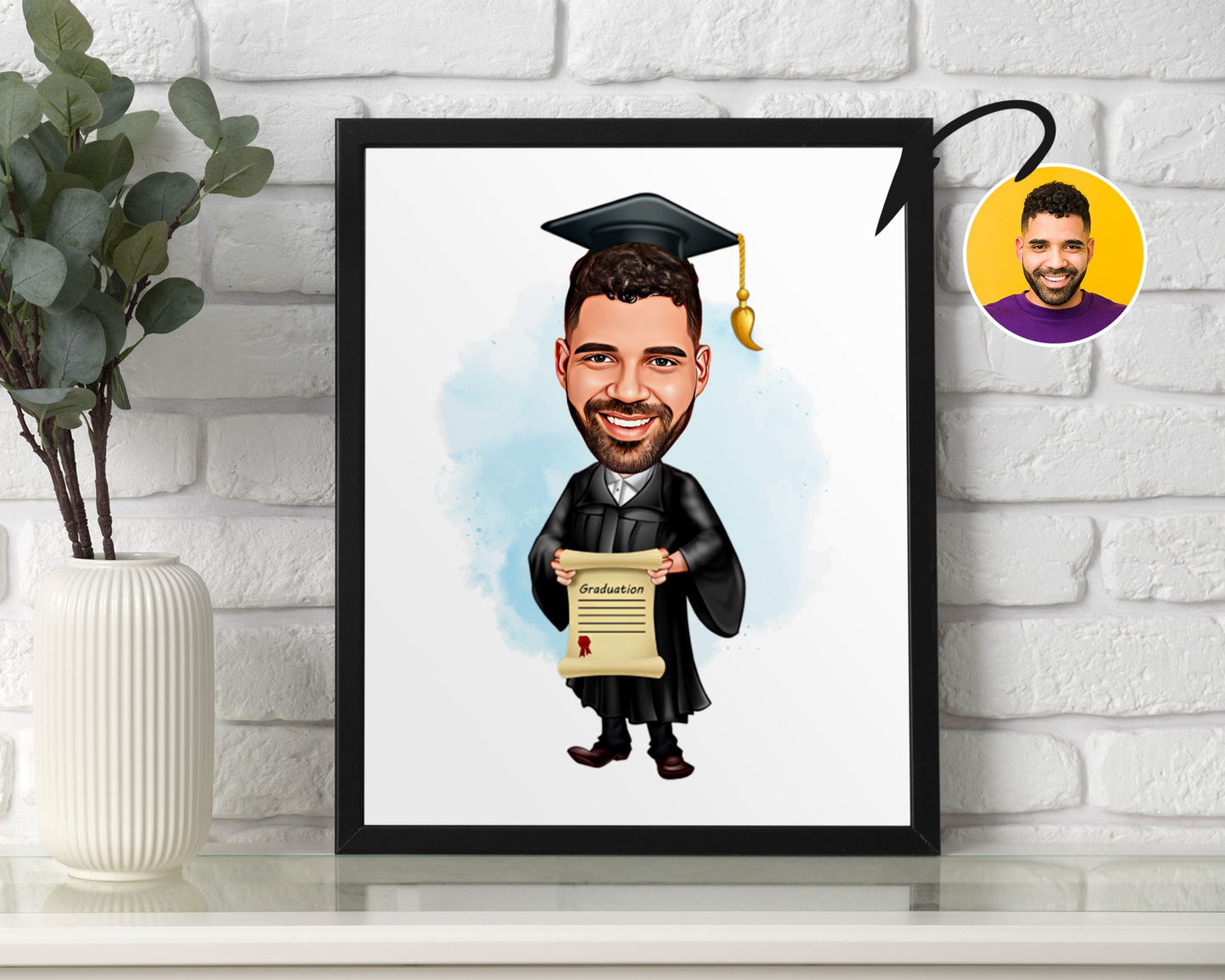 Personalised Graduation Caricature