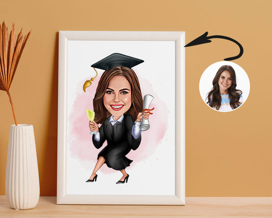 Personalised Graduation Caricature