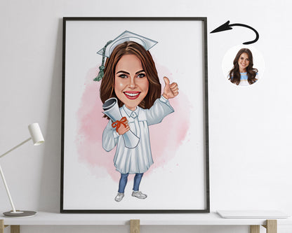 Personalised Graduation Caricature