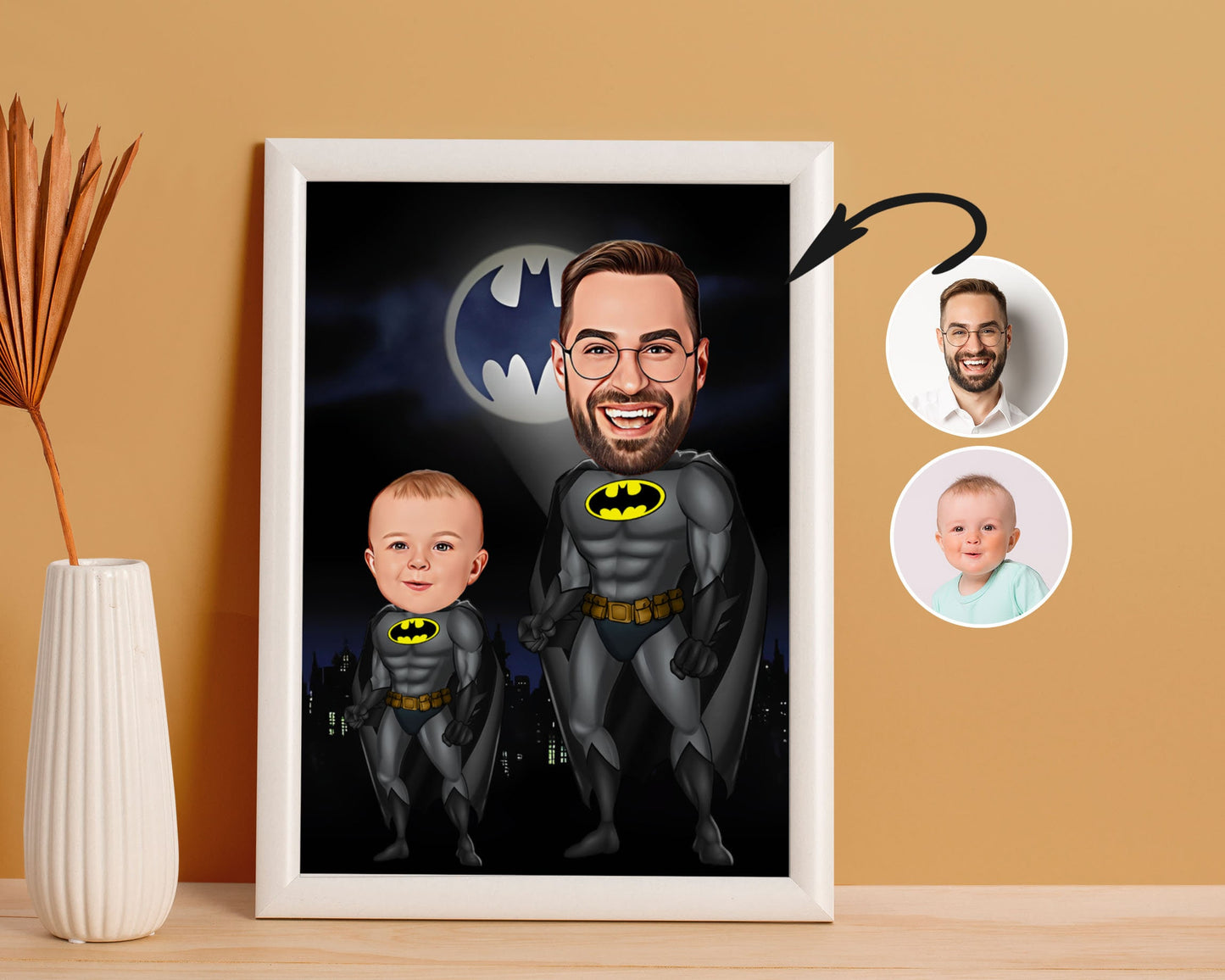 Personalised Batman Caricature