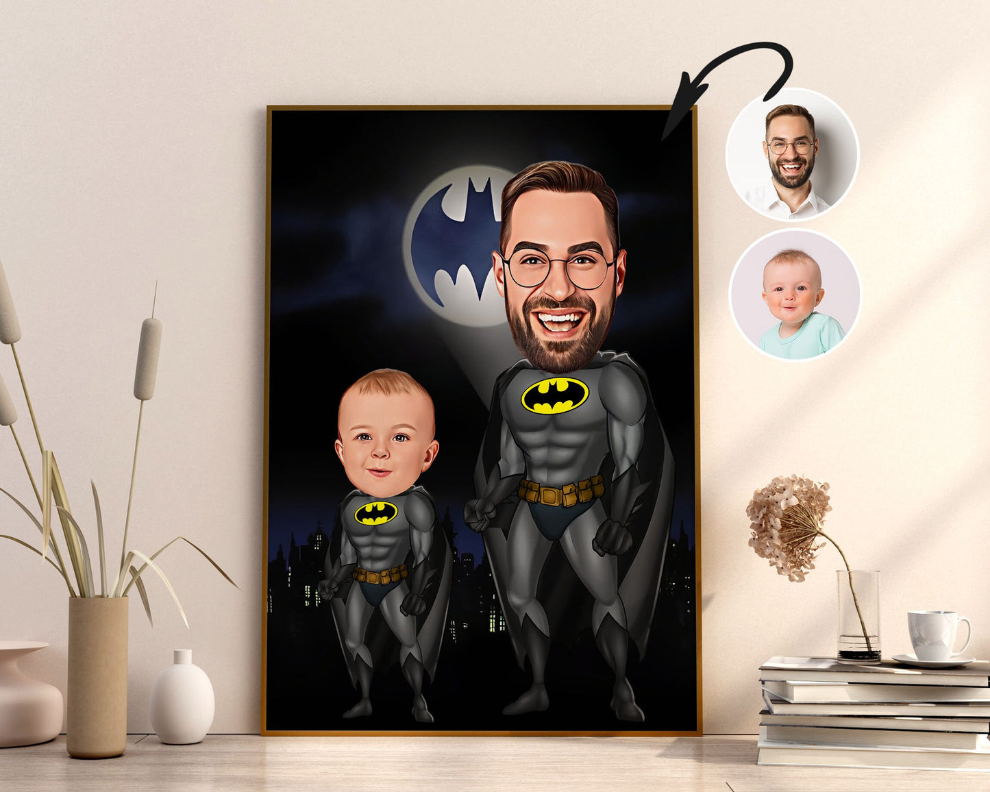 Personalised Batman Caricature