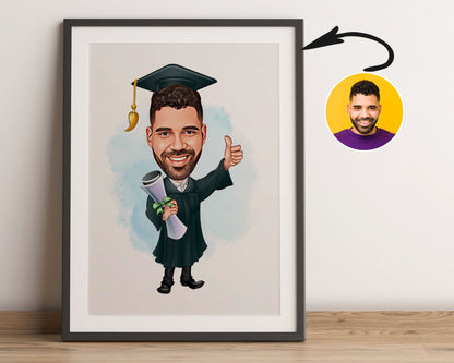 Personalised Graduation Caricature