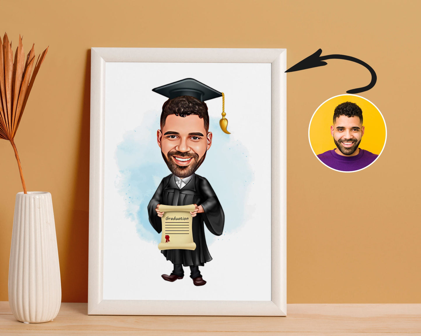 Personalised Graduation Caricature