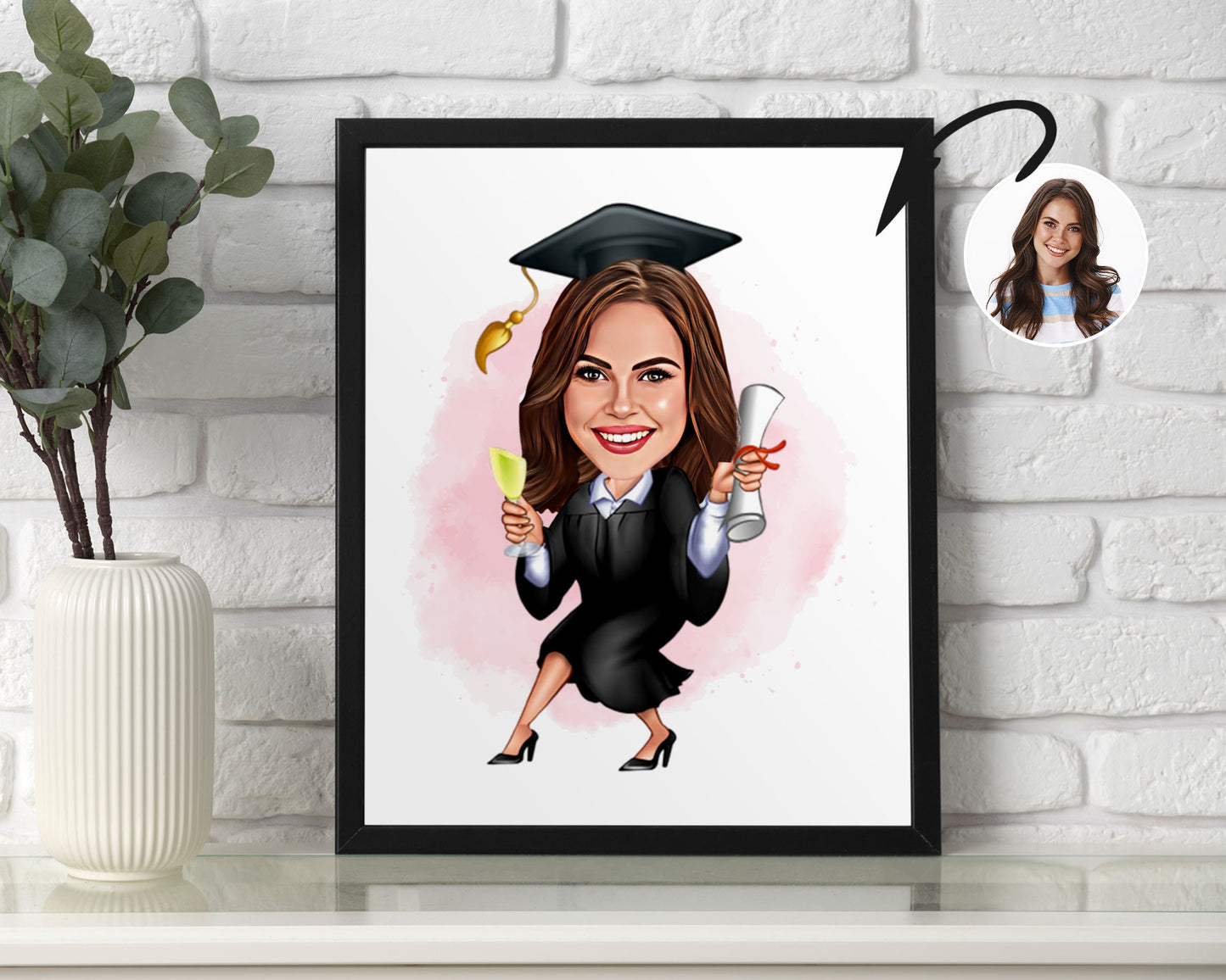 Personalised Graduation Caricature