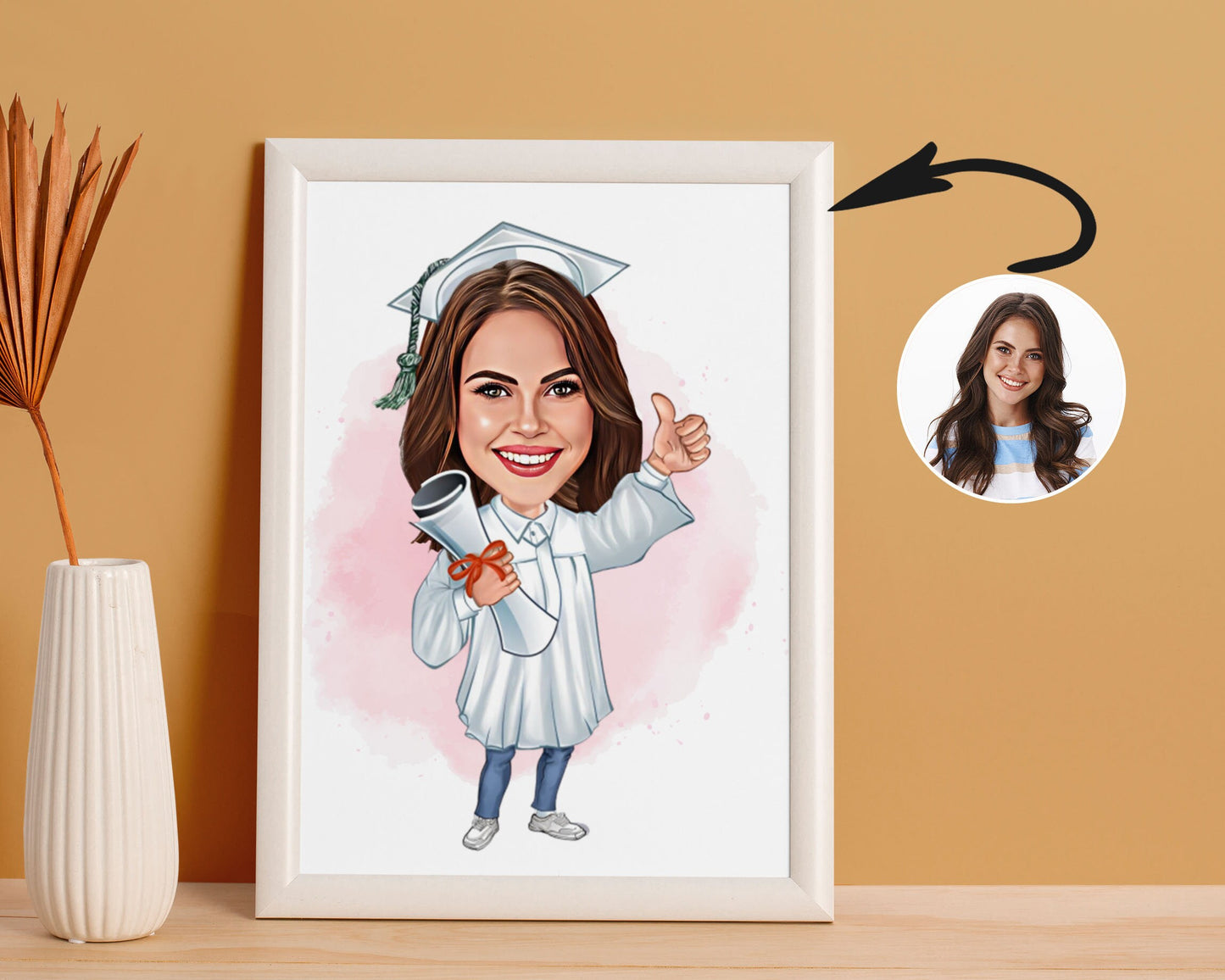 Personalised Graduation Caricature