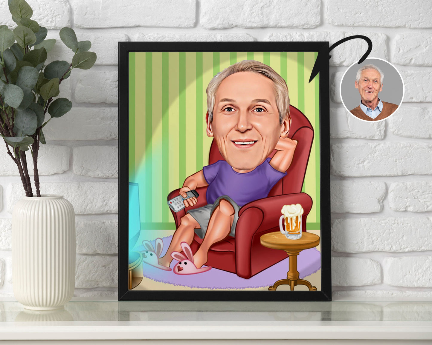 Personalised Retirement Caricature