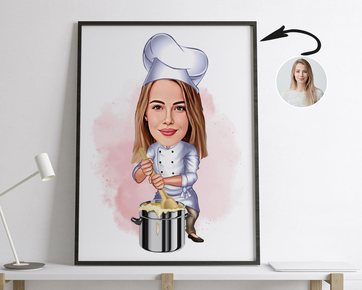 Personalised Chef Caricature