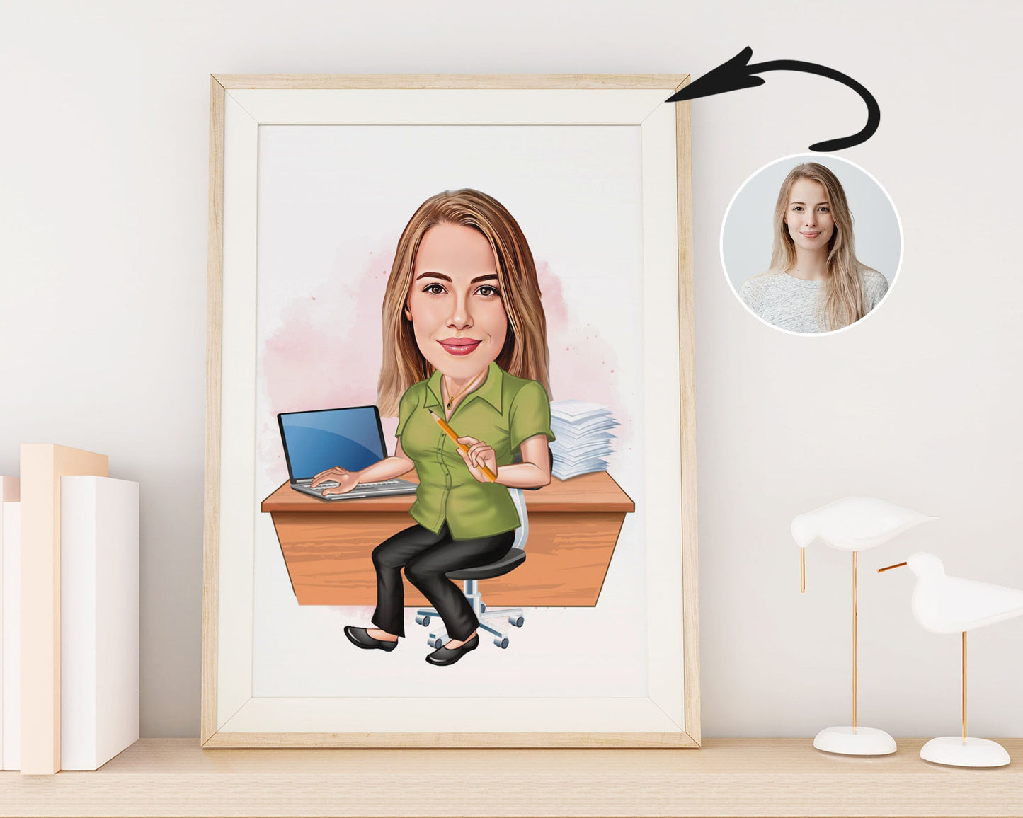Personalised Administrator Caricature