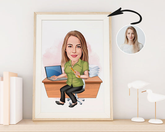 Personalised Administrator Caricature