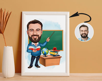 Personalised Teacher Caricature