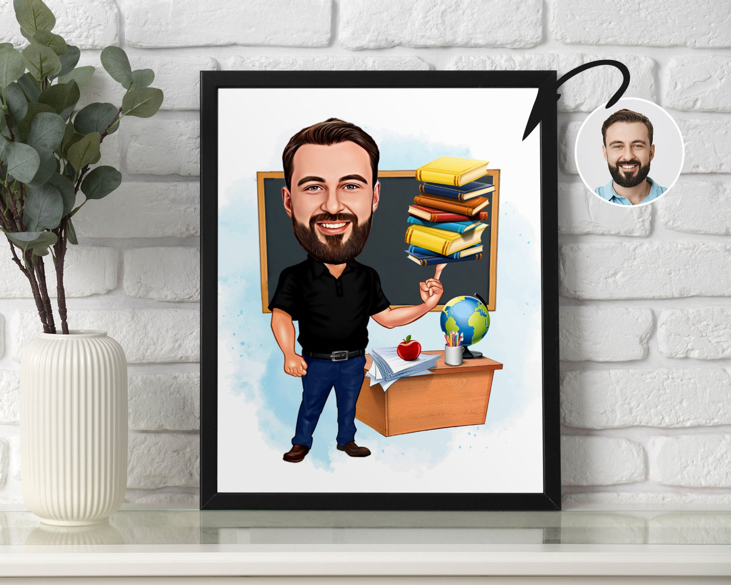 Personalised Teacher Caricature