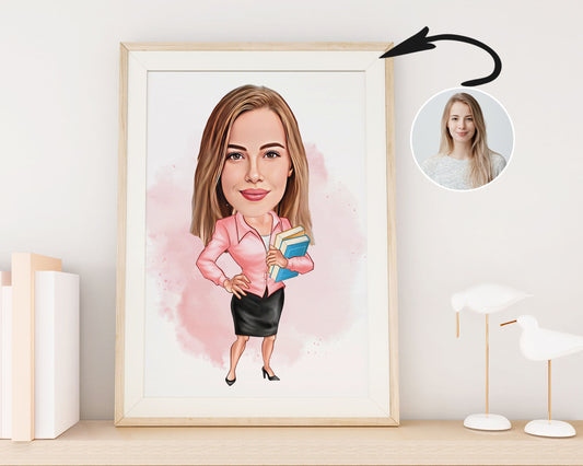 Personalised Teacher Caricature
