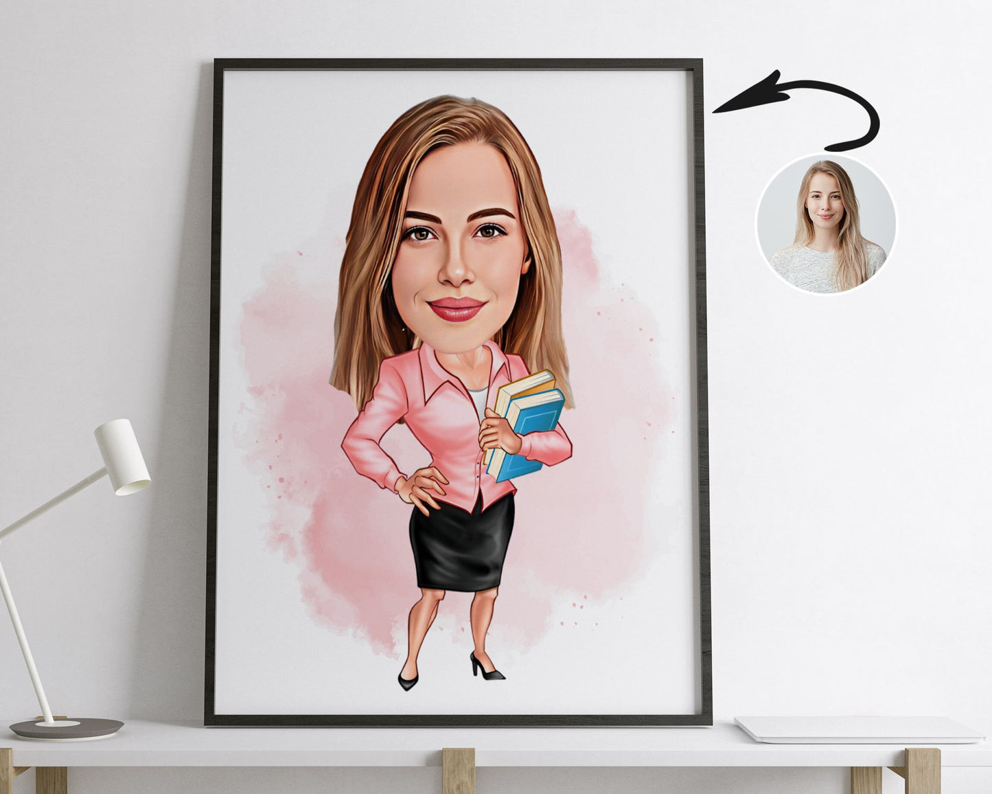 Personalised Teacher Caricature