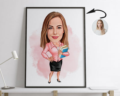 Personalised Teacher Caricature
