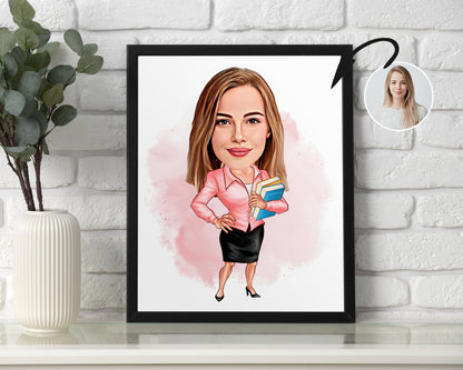 Personalised Teacher Caricature
