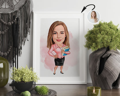 Personalised Teacher Caricature